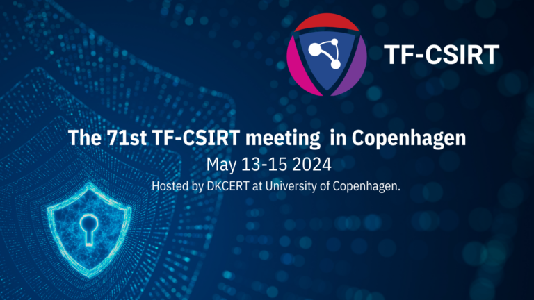 DKCERT hosting TF-CSIRT in Copenhagen