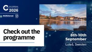 The programme for the 33rd NORDUnet Conference has now been published.